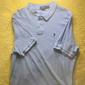 Mens XL Short Sleeve Light Blue Ralph Lauren Polo